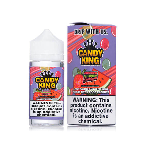 Candy King - Strawberry Watermelon Bubblegum - Vape N Save Candy King, Fruit, FruitBerry, Gum, Import E-Liquids, Strawberry, Watermelon