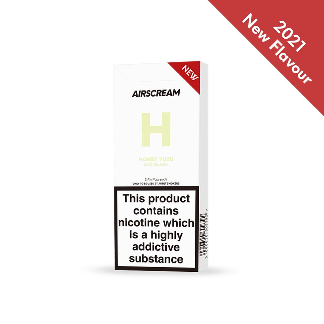 Airscream AirsPops - NEW Honey Yuzu (2 Pods Pack)