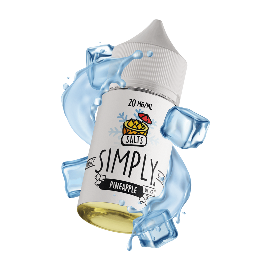 Simply Salts - Pineapple (On Ice) - Vape N Save Ice, Local E-Liquids Salts, Menthol, Pineapple, Simply, Simply Salts