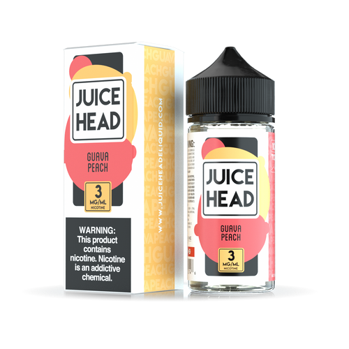 Juice Head - Guava Peach - Vape N Save Fruit, Guava, Import E-Liquids, Juice Head, Menthol, Peach