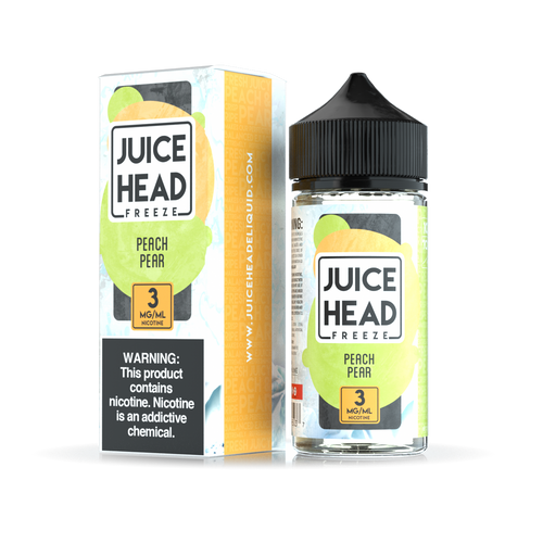 Juice Head Freeze - Peach Pear - Vape N Save Fruit, Import E-Liquids, Juice Head, Juice Head Freeze, Menthol, Peach, Pear