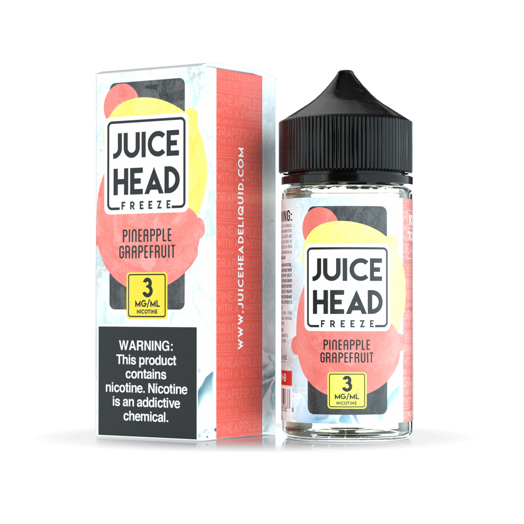 Juice Head Freeze - Pineapple Grapefruit - Vape N Save Fruit, Grapefruit, Import E-Liquids, Juice Head, Juice Head Freeze, Menthol, Pineapple