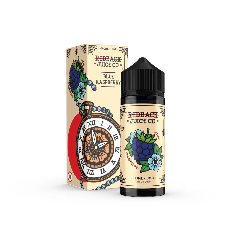 Redback Juice Co. - Blue Raspberry - Vape N Save Berry, Blueberry, Fruit, Local E-Liquids, Raspberry, Redback Juice Co.