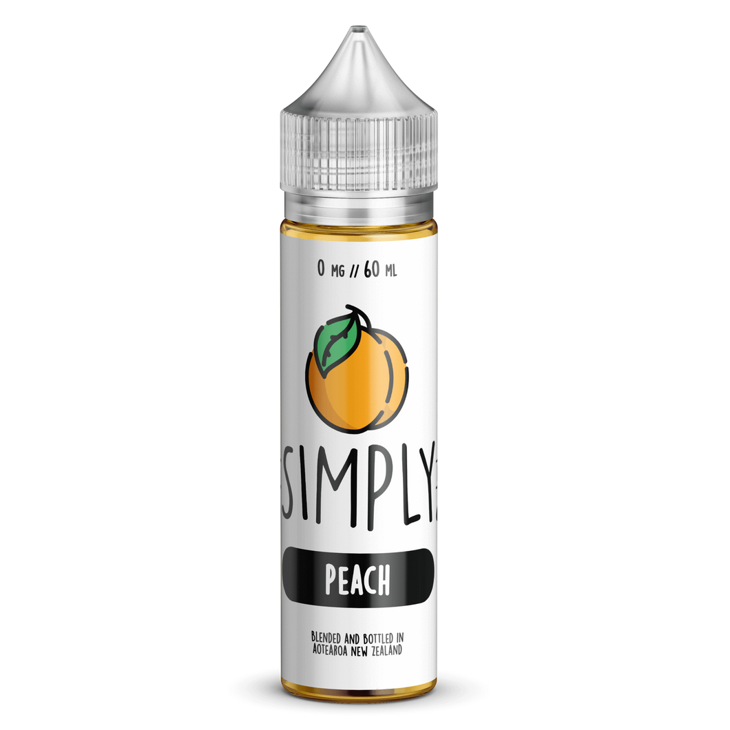 Simply - Peach - Vape N Save Fruit, Local E-Liquids, Peach, Simply