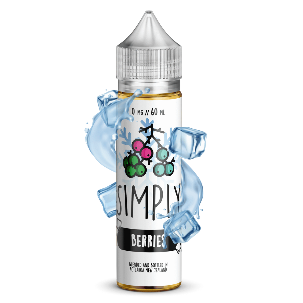 Simply - Berries (on Ice) - Vape N Save Berry, Fruit, Ice, Local E-Liquids, Simply