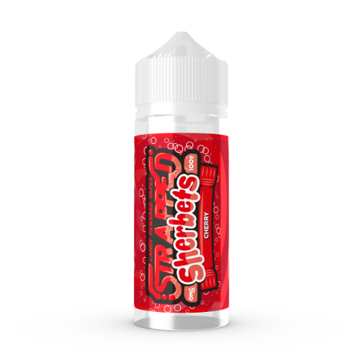 Strapped Sherbets - Cherry Sherbet - Vape N Save Cherry, Fruit, Import E-Liquids, Sherbet, Strapped, Strapped Sherbets, Sweet