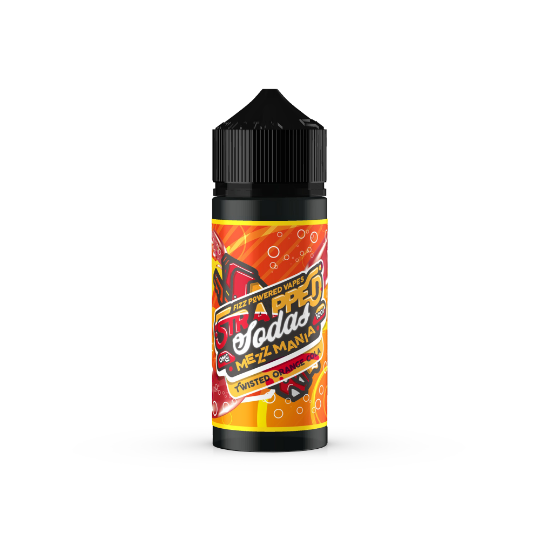 Strapped Sodas - Mezz Mania - Vape N Save Beverage, Cola, Import E-Liquids, Orange, Strapped, Strapped Sodas