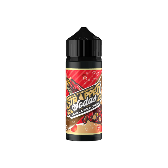 Strapped Sodas - Vanilla Cola Chaos - Vape N Save Beverage, Cola, Import E-Liquids, Strapped, Strapped Sodas, Sweet, Vanilla