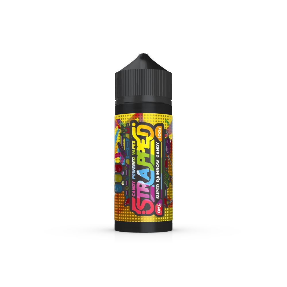 Strapped Original - Super Rainbow Candy - Vape N Save Candy, Fruit, Import E-Liquids, Strapped, Strapped Original