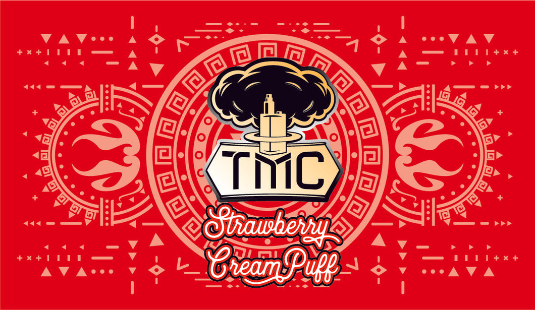 TMC - Strawberry Cream Puff - Vape N Save Berry, Creamy, Dessert, Fruit, Local E-Liquids, New, Strawberry, Sweet, TMC