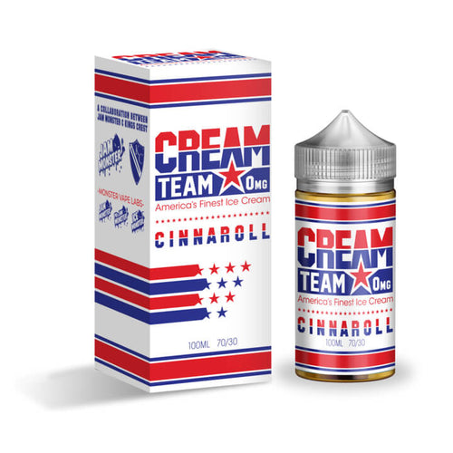 Cream Team - Cinnaroll - Vape N Save Cinnamon, Cream Team, Dessert, Ice-cream, Import E-Liquids, Spices, Vanilla