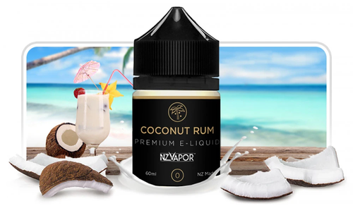 NZ Vapor - Coconut Rum - Vape N Save Beverage, Coconut, Local E-Liquids, Nutty, NZ Vapor, Rum