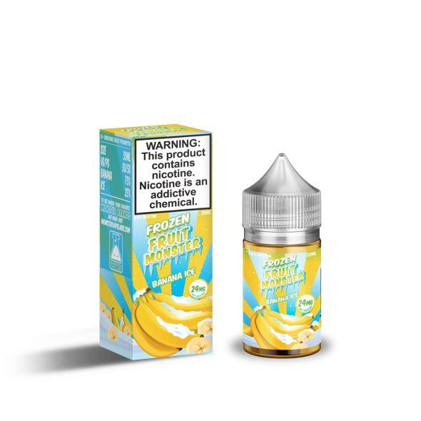 Frozen Fruit Monster Salt - Banana Ice - Vape N Save Banana, Frozen Fruit Monster, Fruit, Ice, Import E-Liquids Salts, Jam Monster