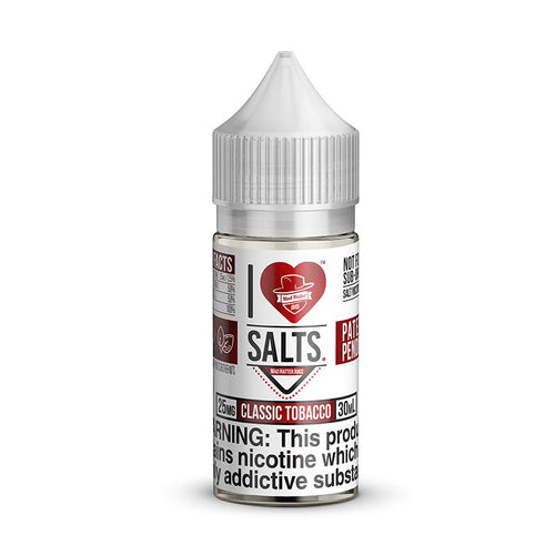 I Love Salts - Classic Tobacco - Vape N Save I Love Salts, Import E-Liquids Salts, New, Tobacco
