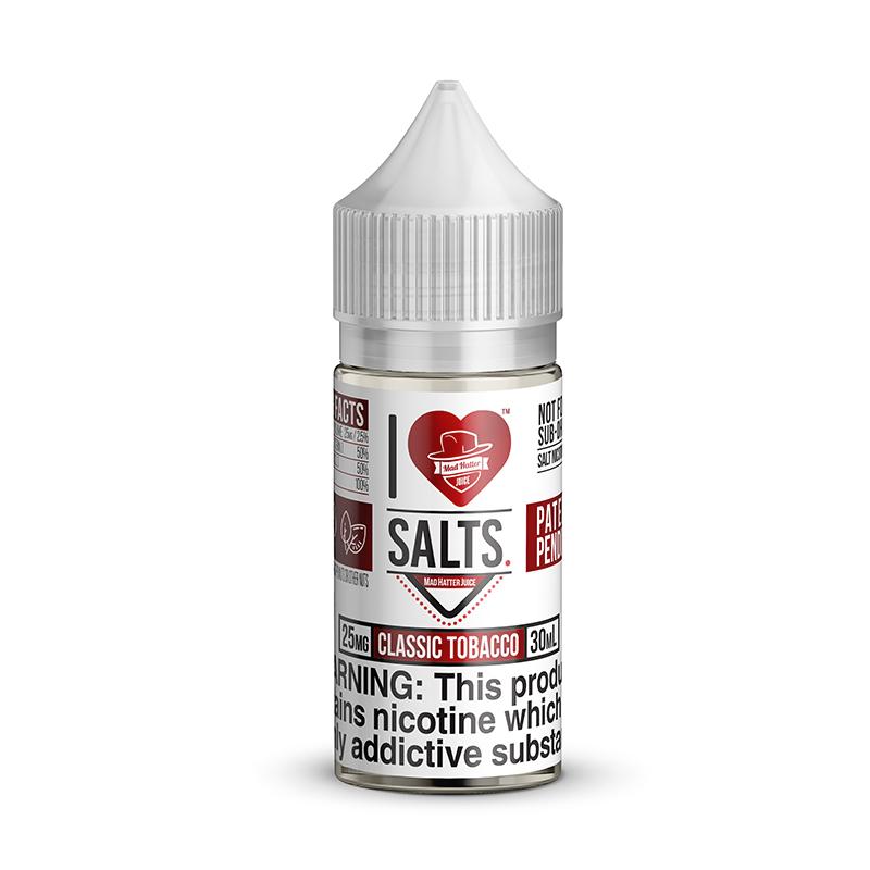 I Love Salts - Classic Tobacco - Vape N Save I Love Salts, Import E-Liquids Salts, New, Tobacco