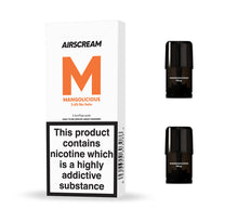 Load image into Gallery viewer, Airscream AirsPops - Mangolicious (2 Pods Pack) - Vape N Save Air Scream, Airscream, AirsPops, Disposable, Filled Pods, Fruit, Mango
