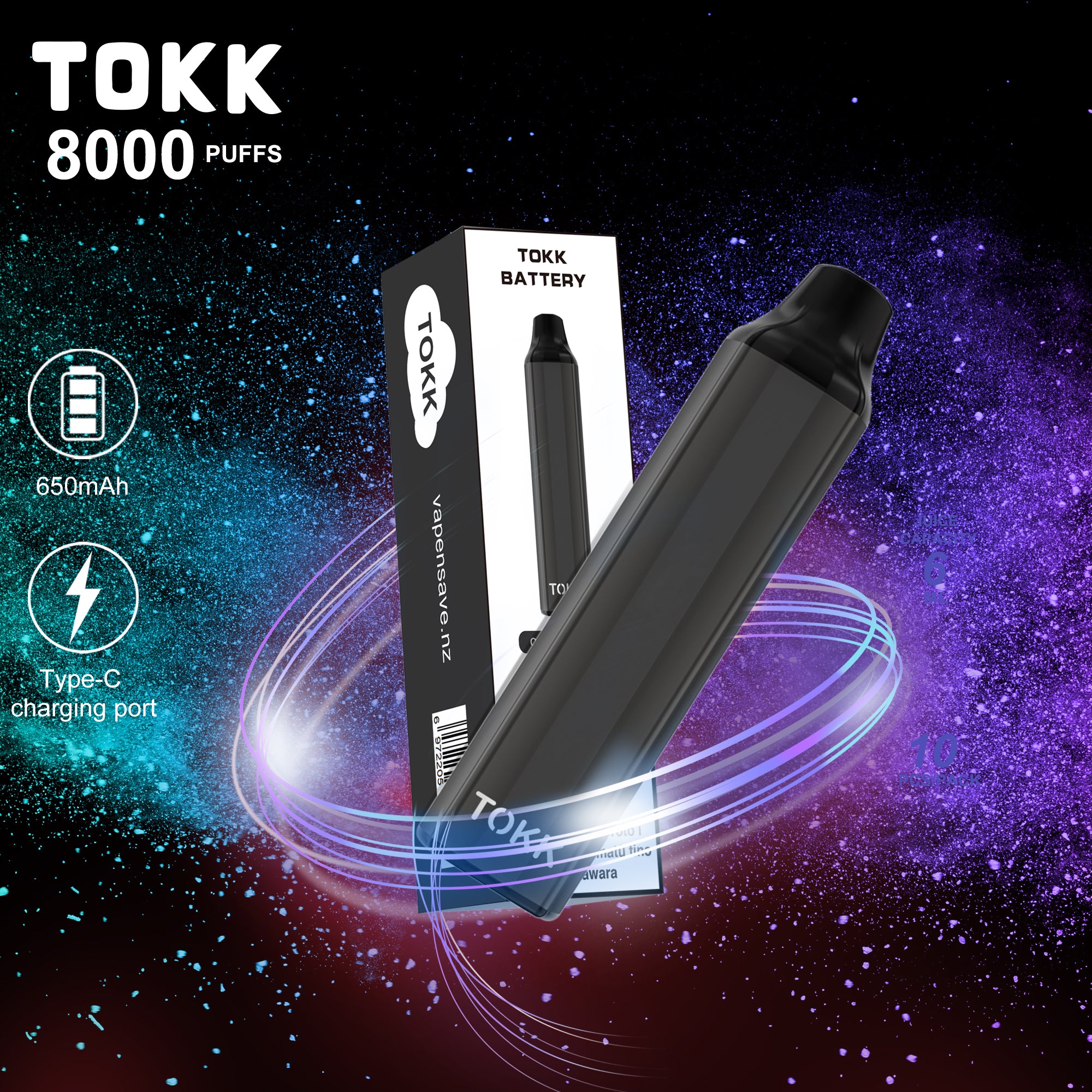 Tokk - Tokk Battery – Vape N Save