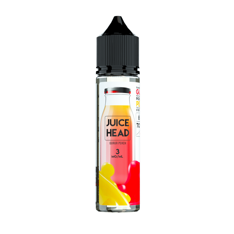 Juice Head - Guava Peach - Vape N Save Fruit, Guava, Import E-Liquids, Juice Head, Menthol, Peach