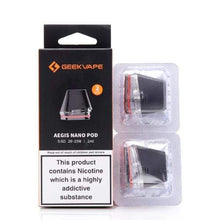 Load image into Gallery viewer, Geekvape - Aegis Nano Replacement Pods (2 Pack) - Vape N Save Accessories, Geekvape, Geekvape Aegis Nano Pod Kit, Pods
