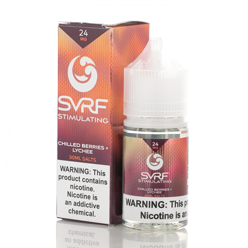SVRF Salts - Stimulating - Vape N Save Berry, Fruit, Import E-Liquids Salts, Lychee, New, SVRF