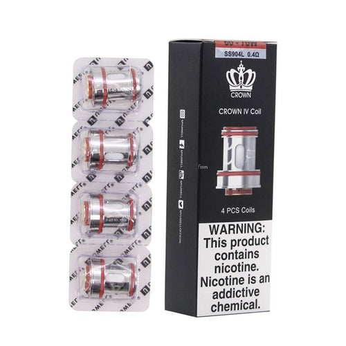 UWELL - Crown 4 Replacement Coils (4 Pack) - Vape N Save Coil, Crown 4 (IV) Tank, Uwell, UWELL Crown 4 Tank