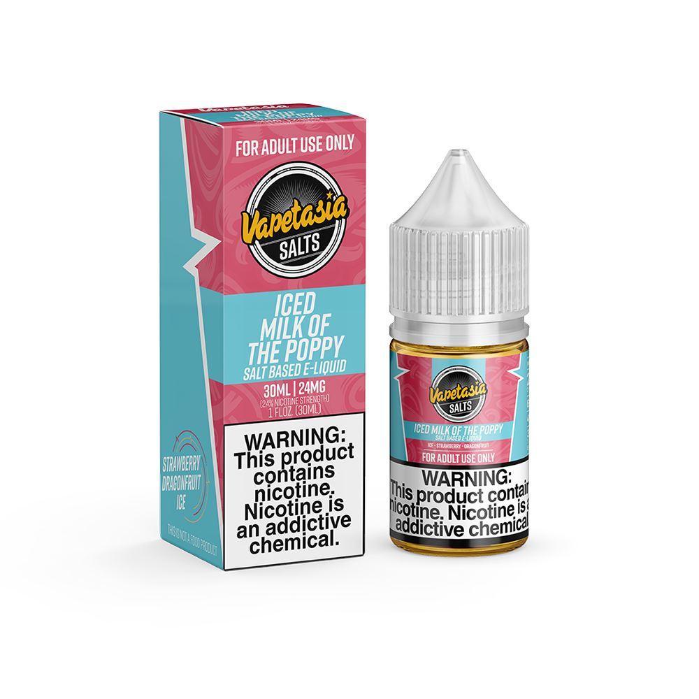 Vapetasia Salts - Iced Milk of the Poppy - Vape N Save Berry, Cream, Dragonfruit, Fruit, Import E-Liquids Salts, Menthol, New, Strawberry, Vapetasia, Vapetasia Iced, Vapetasia Salts