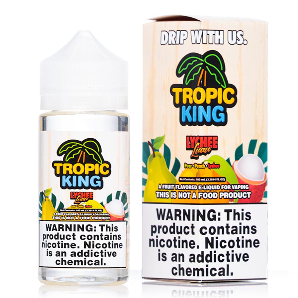 Tropic King - Lychee Luau - Vape N Save Fruit, Import E-Liquids, Lychee, Peach, Pear, Tropic King