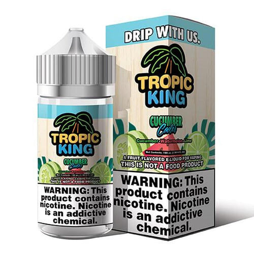 Tropic King -  Cucumber Cooler - Vape N Save Citrus, Cucumber, Fruit, Import E-Liquids, Lime, Tropic King, Watermelon